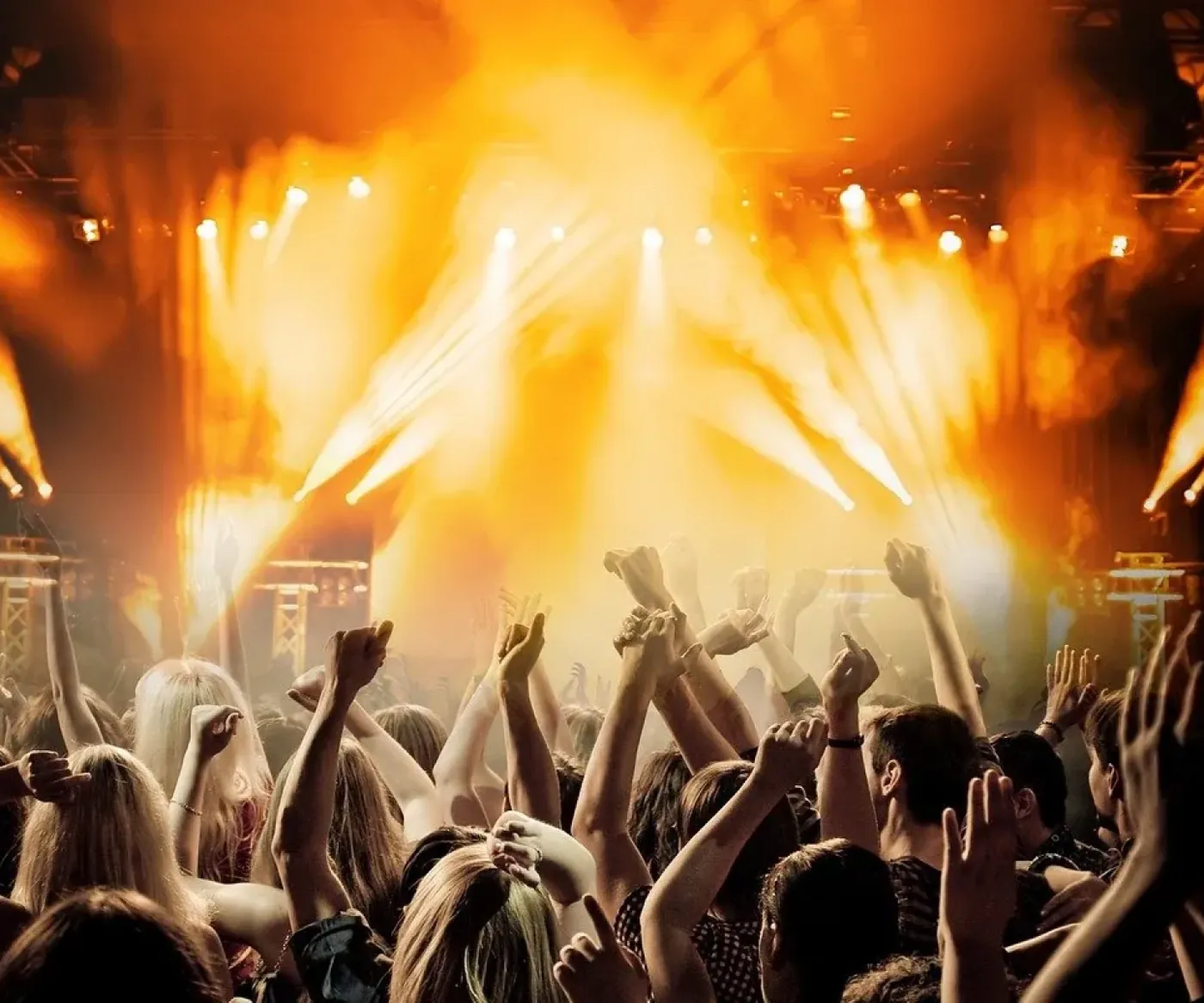 Crowd at an outdoor event served by Waste Cost Solutions